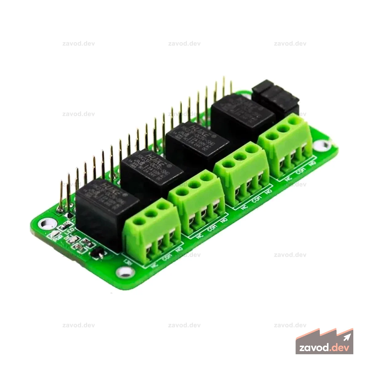 Relay 4 Zero - 4-канальная релейная плата для Pi Zero