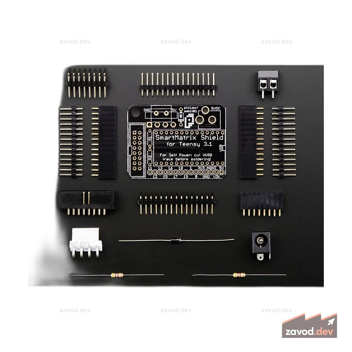 SmartMatrix SD Shield v3 - для Teensy 3.2