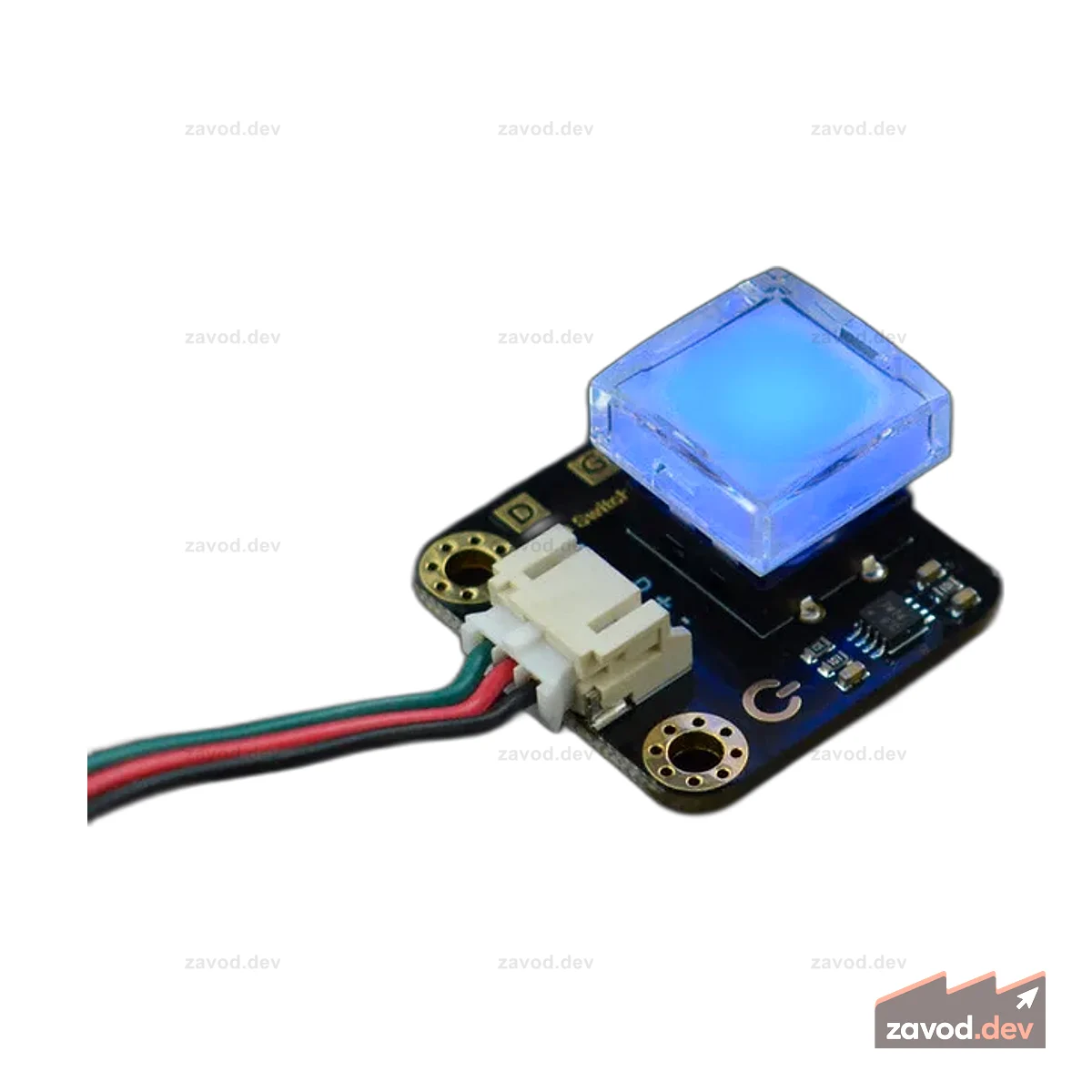 Gravity: Светодиодный переключатель для Arduino/micro:bit (Синий)