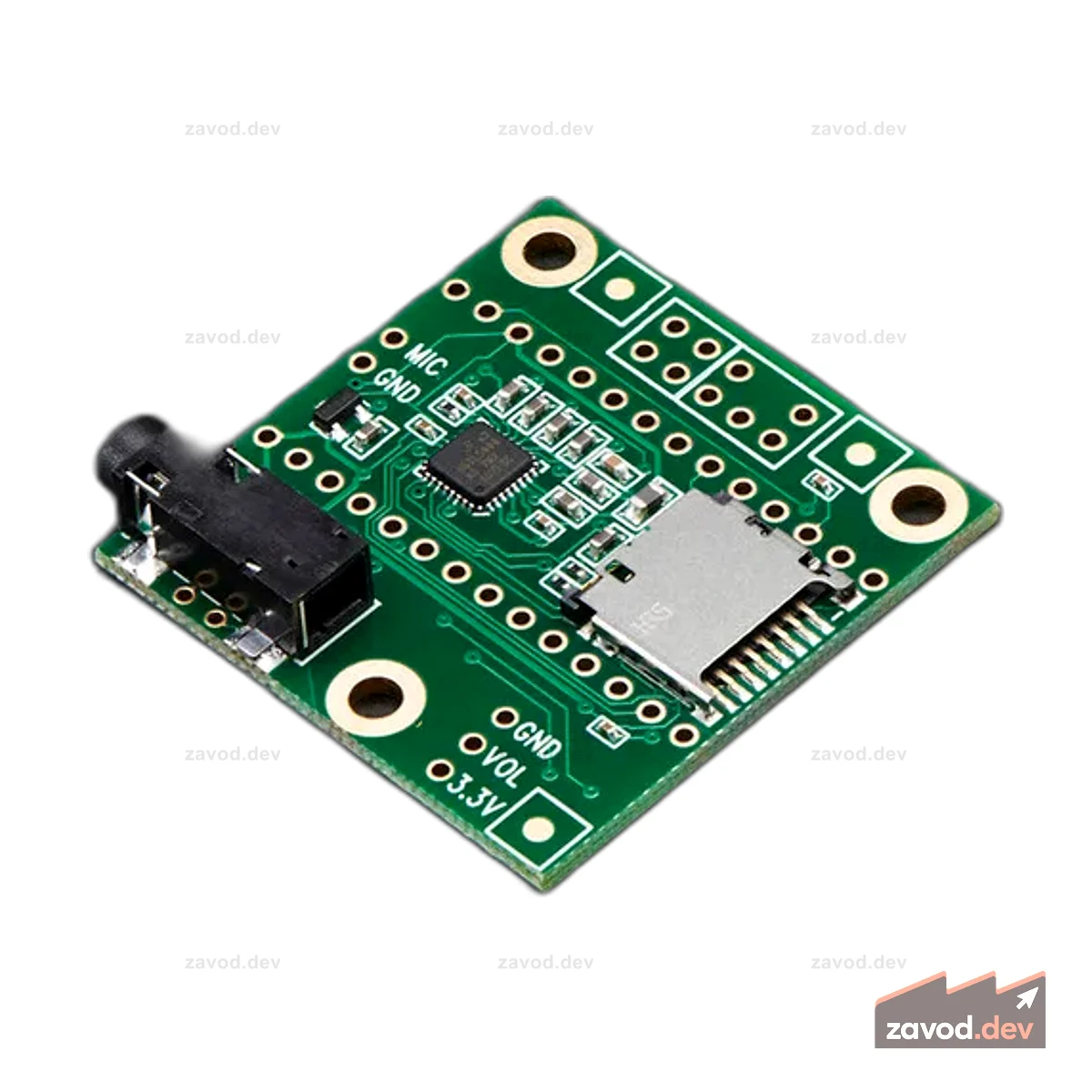 Плата аудиоадаптера для Teensy 3.0–3.2, 3.5 и 3.6