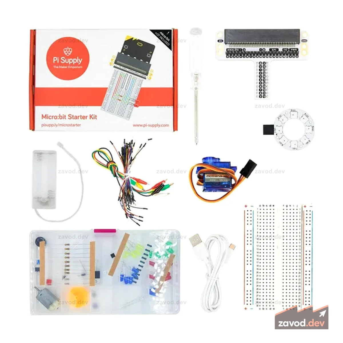 Pi Supply Стартовый комплект micro:bit (без micro:bit)