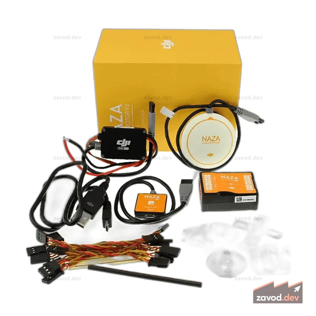 Оригинальный контроллер полета DJI NAZA M V2 с GPS и PMU V2 для мультироторного квадрокоптера