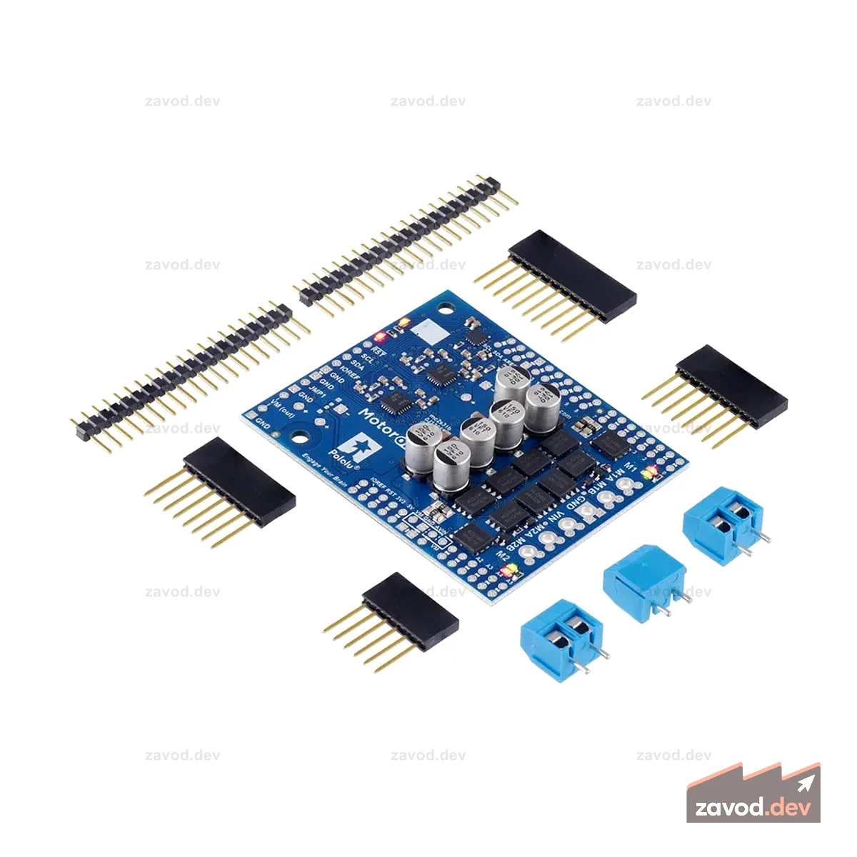 Motoron M2S18v20 Двойной мощный щиток контроллера двигателя для Arduino