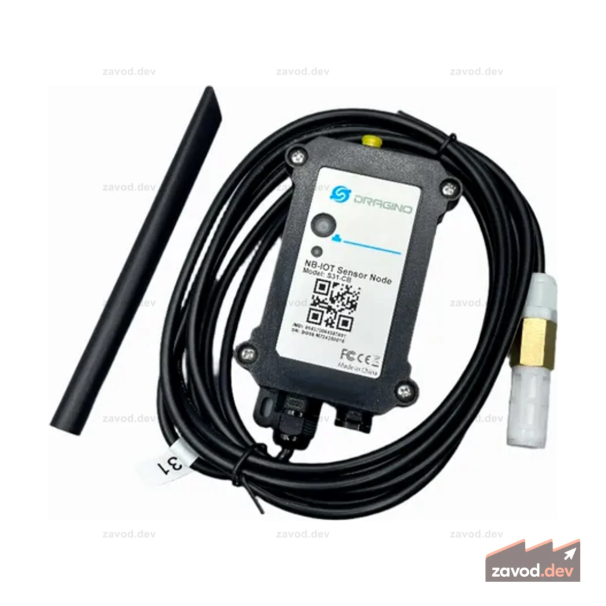 Dragino S31-CB-GE NB-IoT/LTE-M Датчик температуры и температуры (с кабелем 3-метрового датчика)