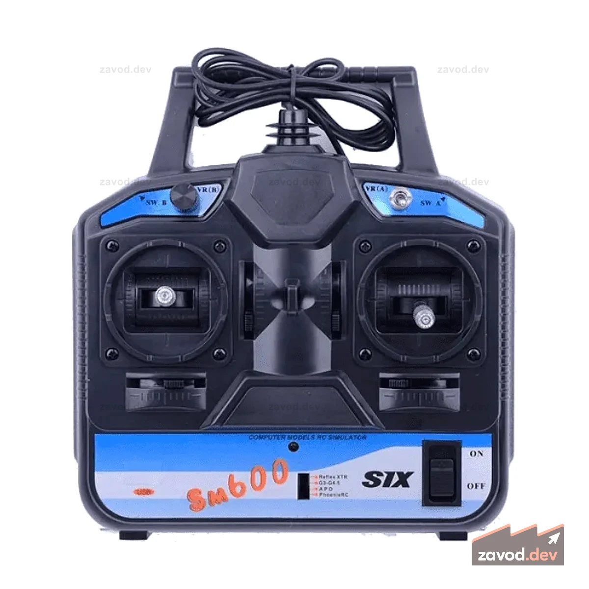 FS-SM600 6-канальный контроллер с питанием от USB и симулятором SuperSimX (режим 2)