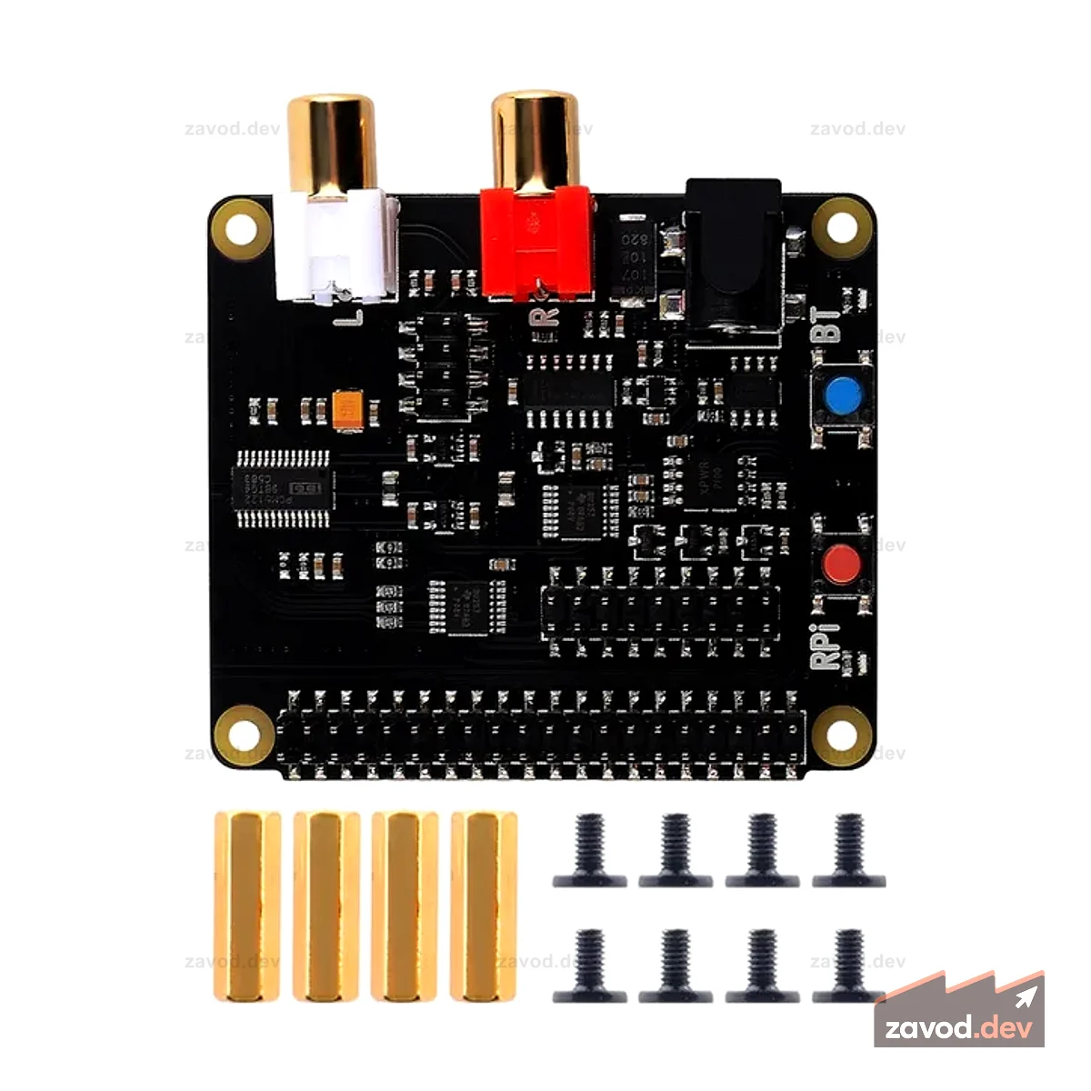 52Pi X930 Bluetooth 5.0 HiFi DAC HAT поддерживает безопасную перезагрузку, безопасное завершение работы и полное выключение с помощью программного обеспечения