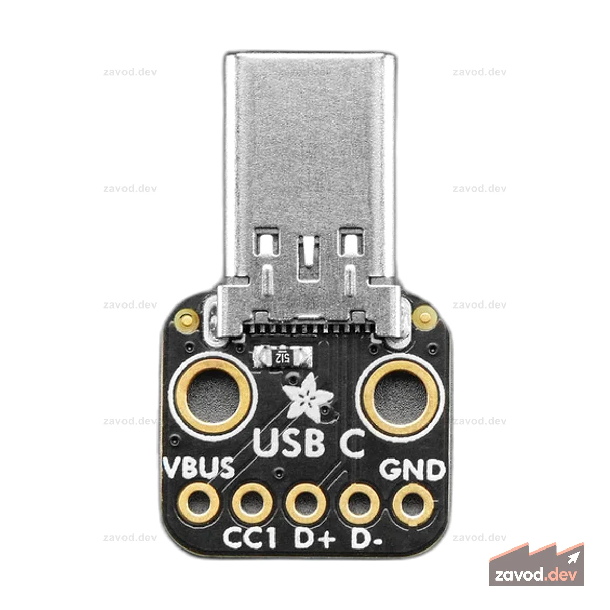 Инструменты разработки интерфейса Adafruit USB Type C Plug Breakout