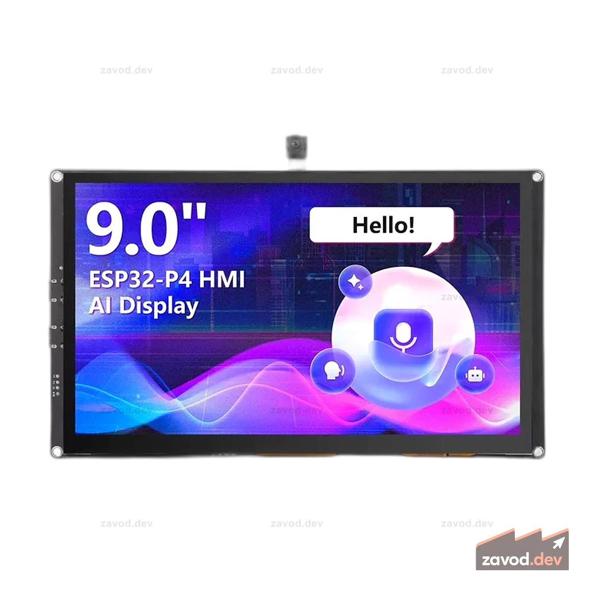 CrowPanel Advanced 9 дюймов | ESP32-P4 HMI AI-дисплей, сенсорный IPS-экран 1024x600 | Поддержка WiFi 6 | Совместимость с Arduino/LVGL