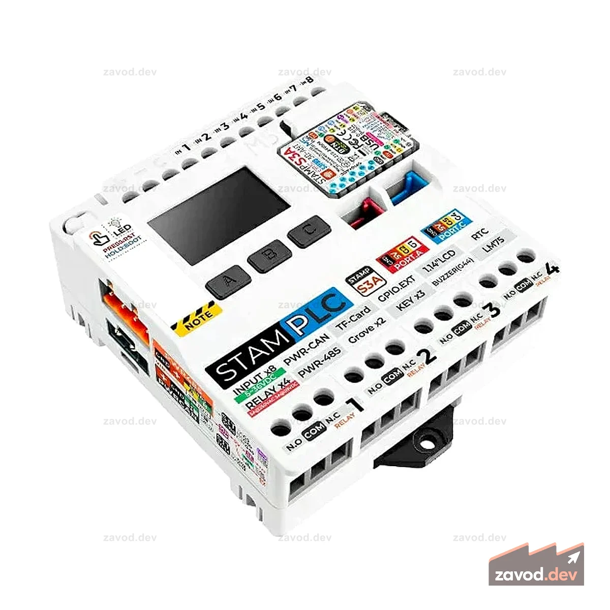 Контроллер ПЛК M5Stamp с M5StampS3