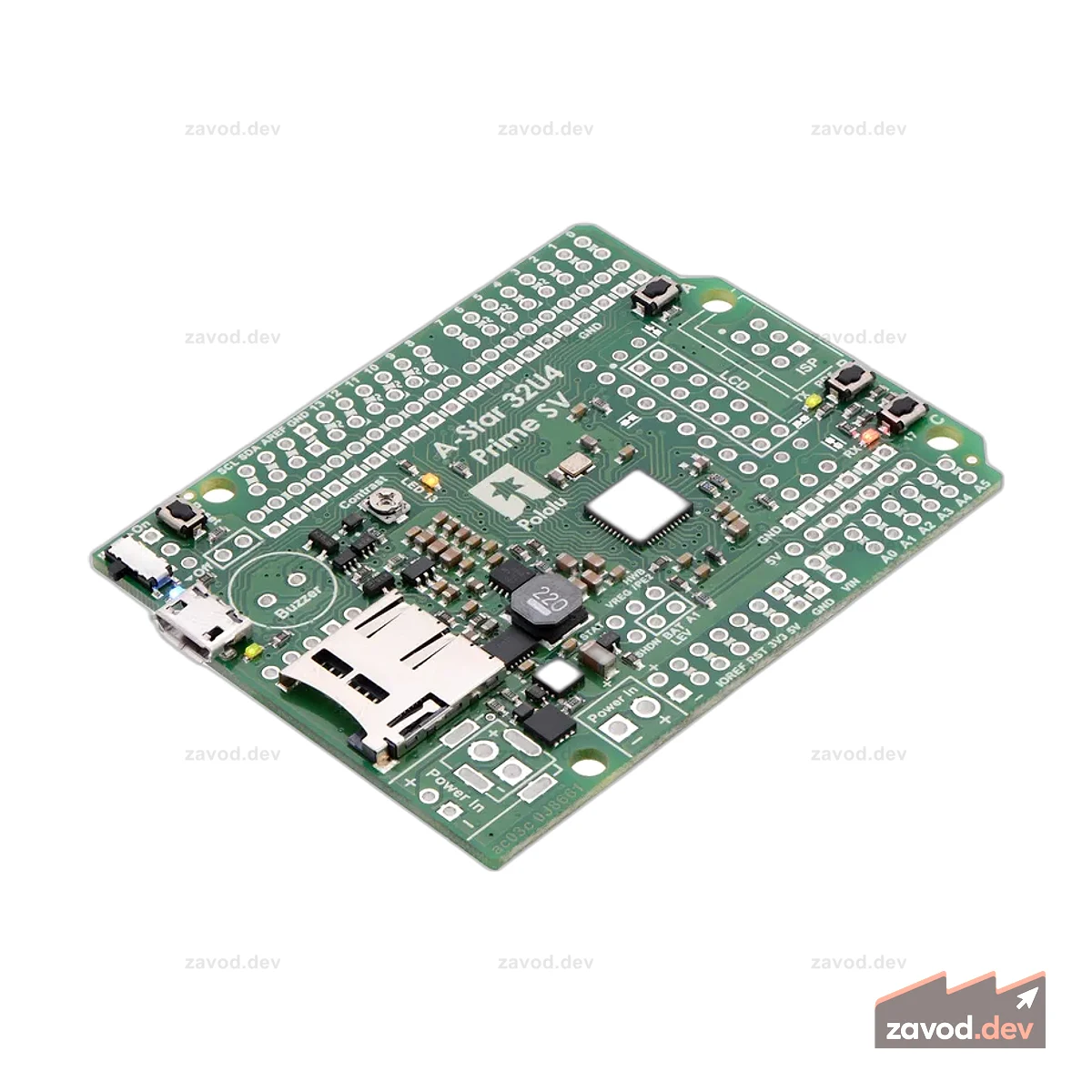 A-Star 32U4 Prime SV microSD (только компоненты SMT)