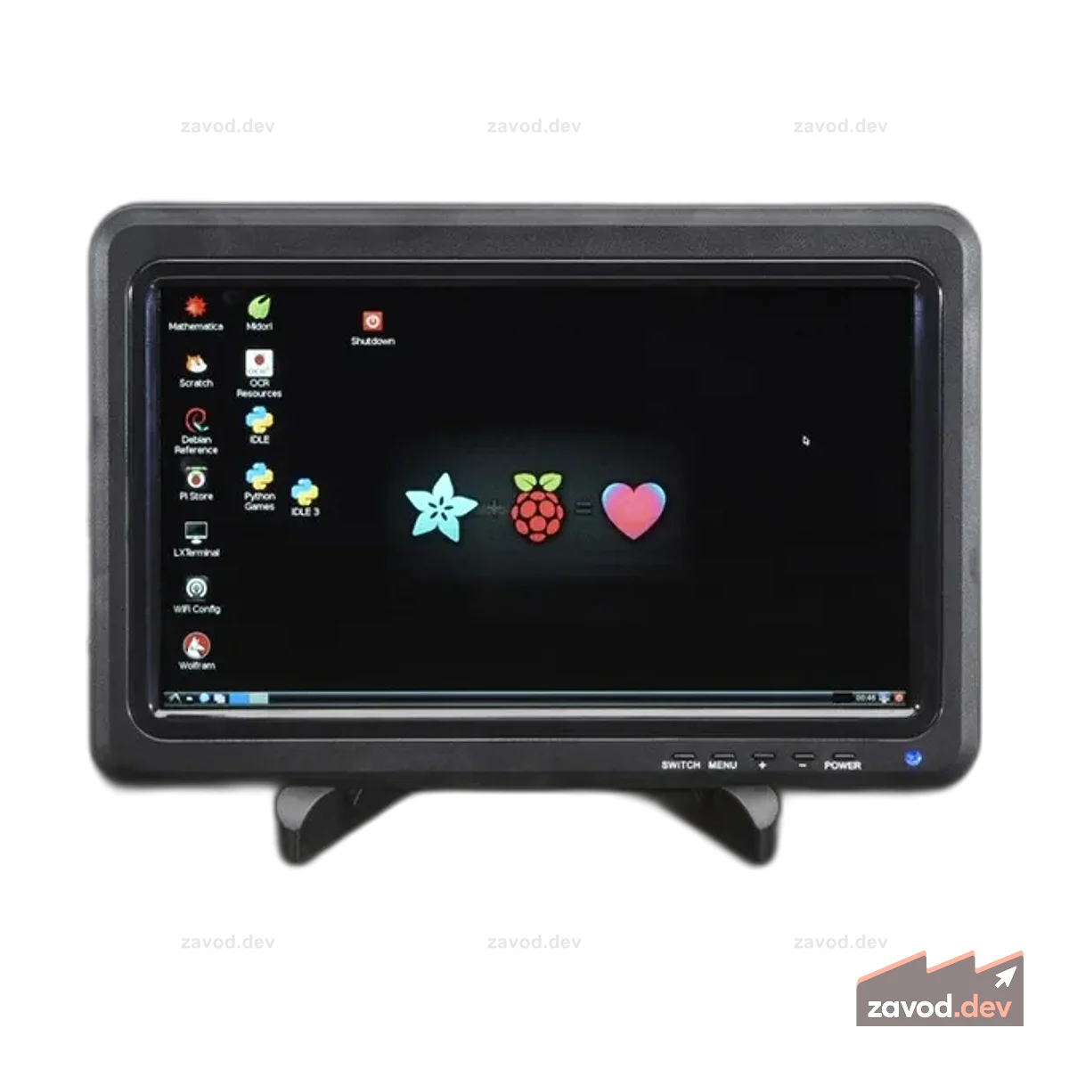 10.1 1366x768 Дисплей IPS + Динамики - HDMI/VGA/NTSC/PAL