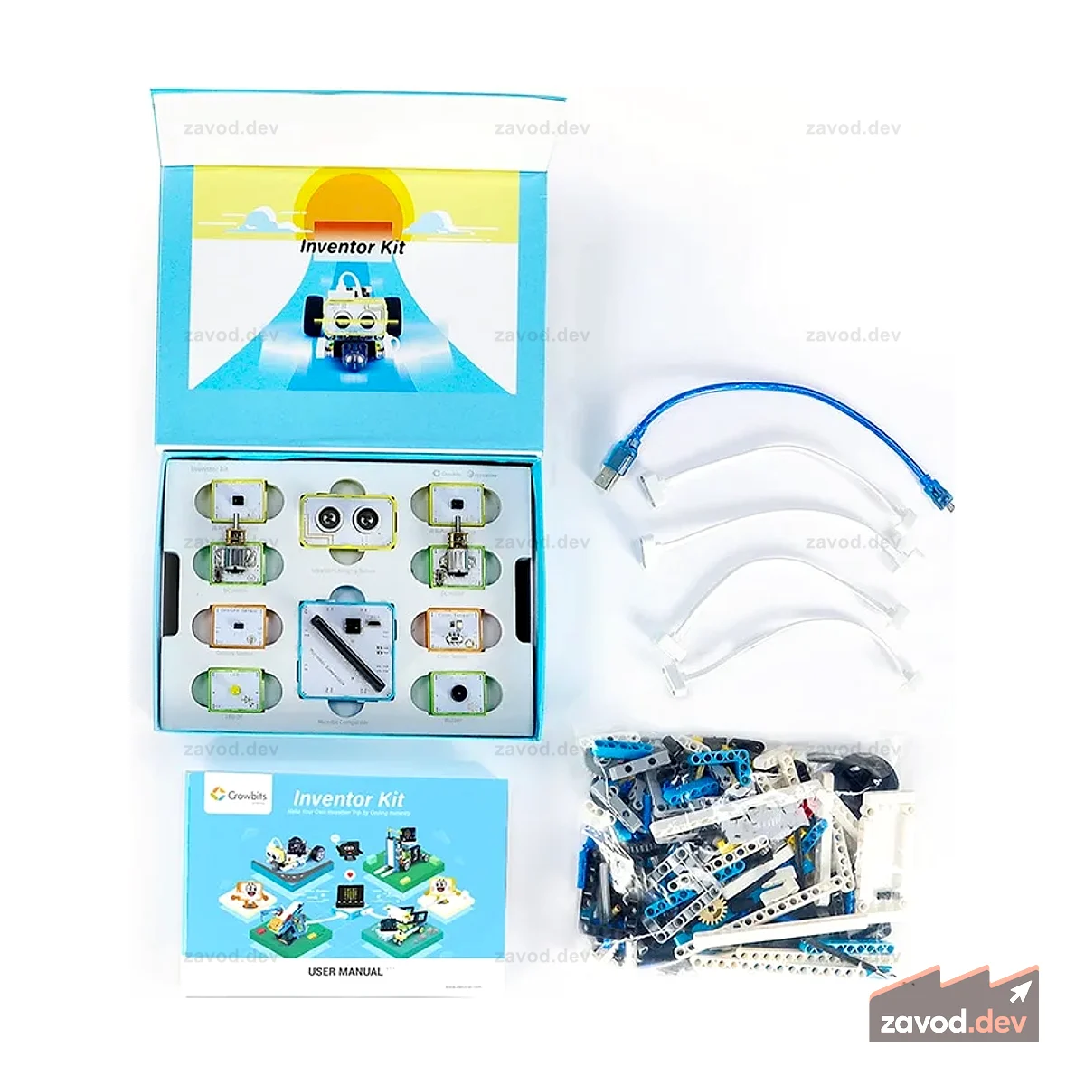 Inventor Kit for Micro: бит Начальный комплект программирования Crowbits