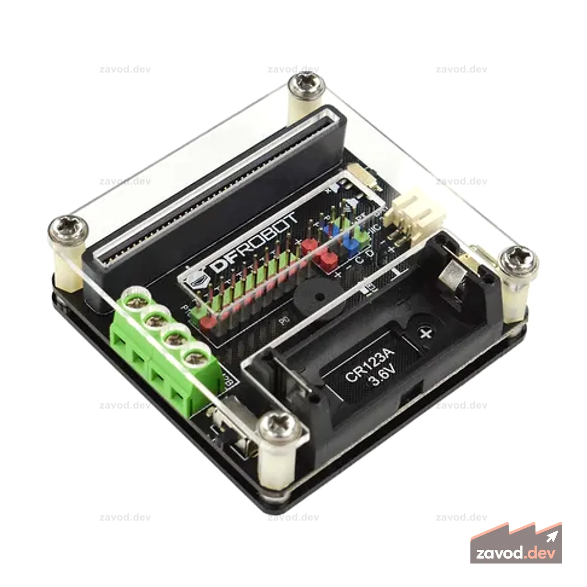 micro: Плата расширения IO-BOX с питанием от литий-ионного аккумулятора для micro:bit