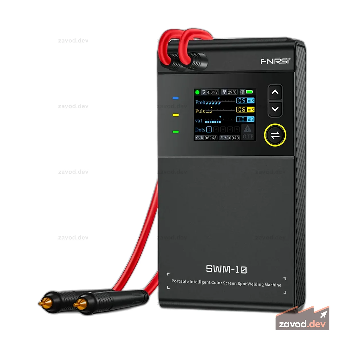 FNIRSI® SWM-10 Портативный интеллектуальный аппарат точечной сварки с цветным экраном
Портативный ручной аппарат точечной сварки
