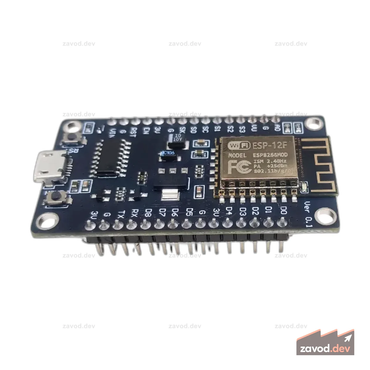 ESP12F ESP8266 Модуль Wi-Fi Amica NodeMCU CH340