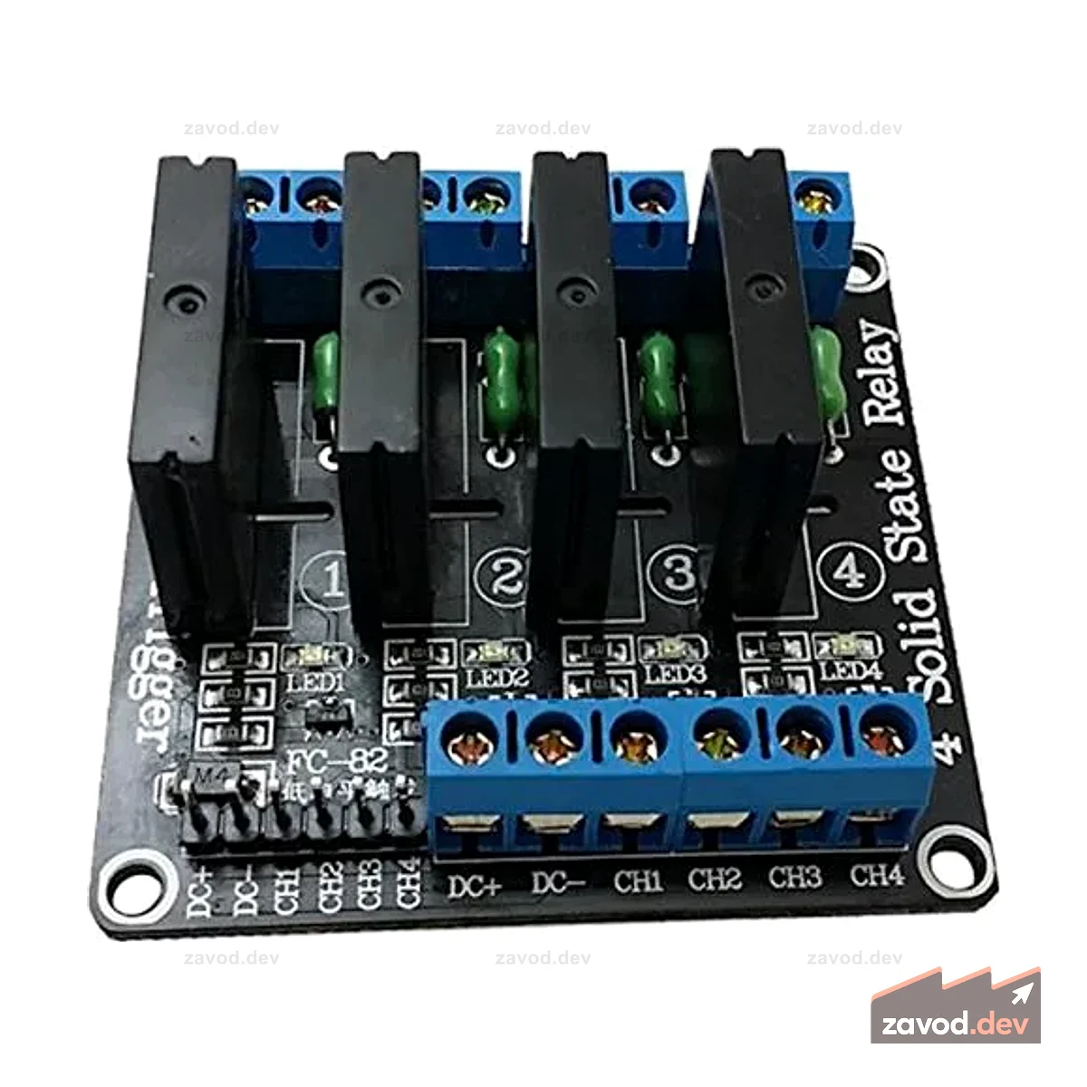 BMT SOLID STATE RELAY BRD 4CH 5V