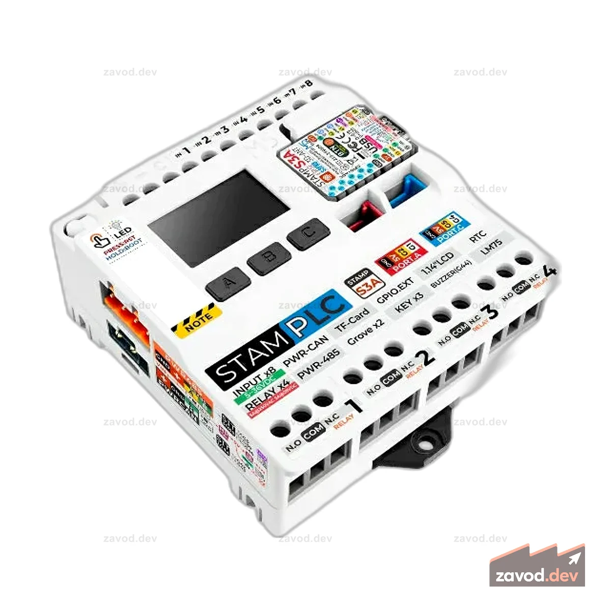 Контроллер StamPLC с M5StampS3