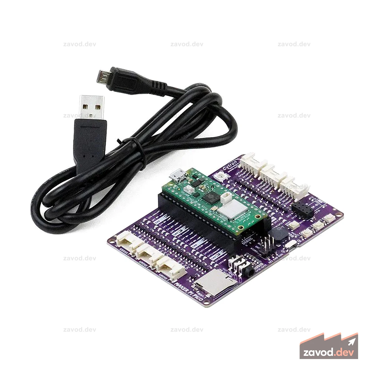 База Maker Pi Pico с Pico 2 WH: упрощение Pi Pico для начинающих