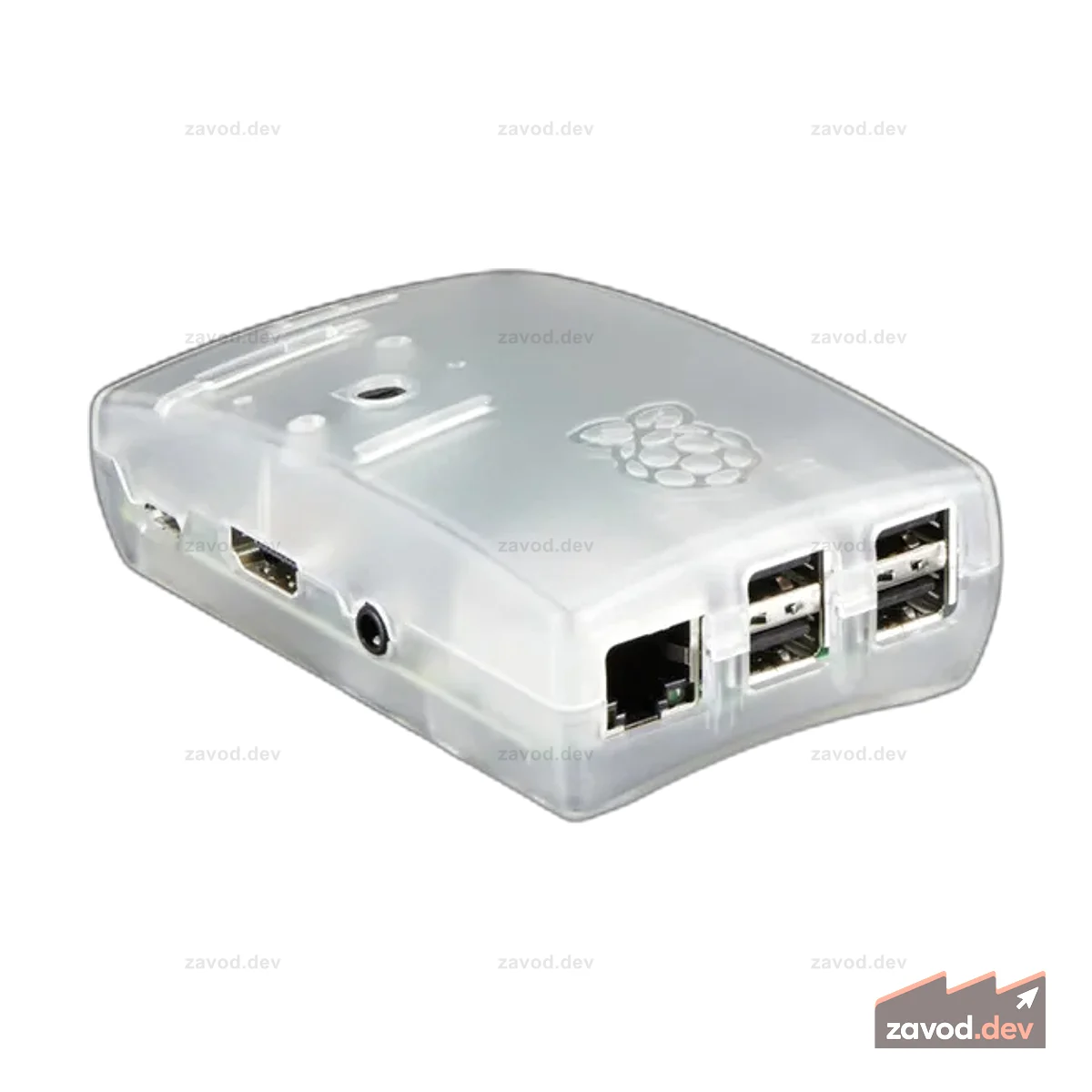 Raspberry Pi B+ / Pi 2 / Pi 3 Матовый белый корпус