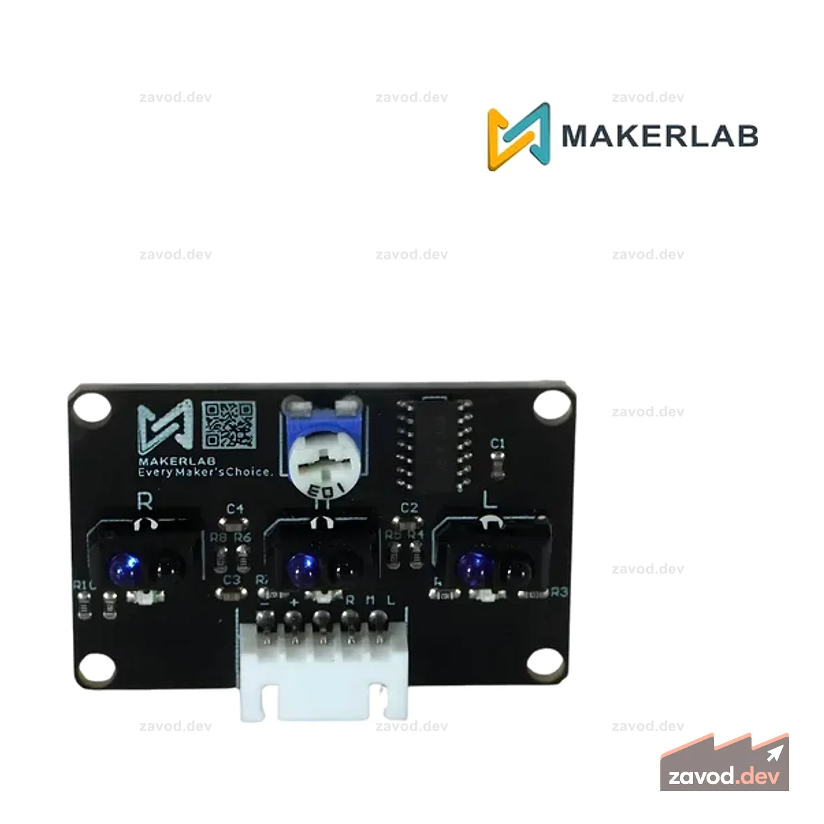 Трехканальный модуль отслеживания Makerlab