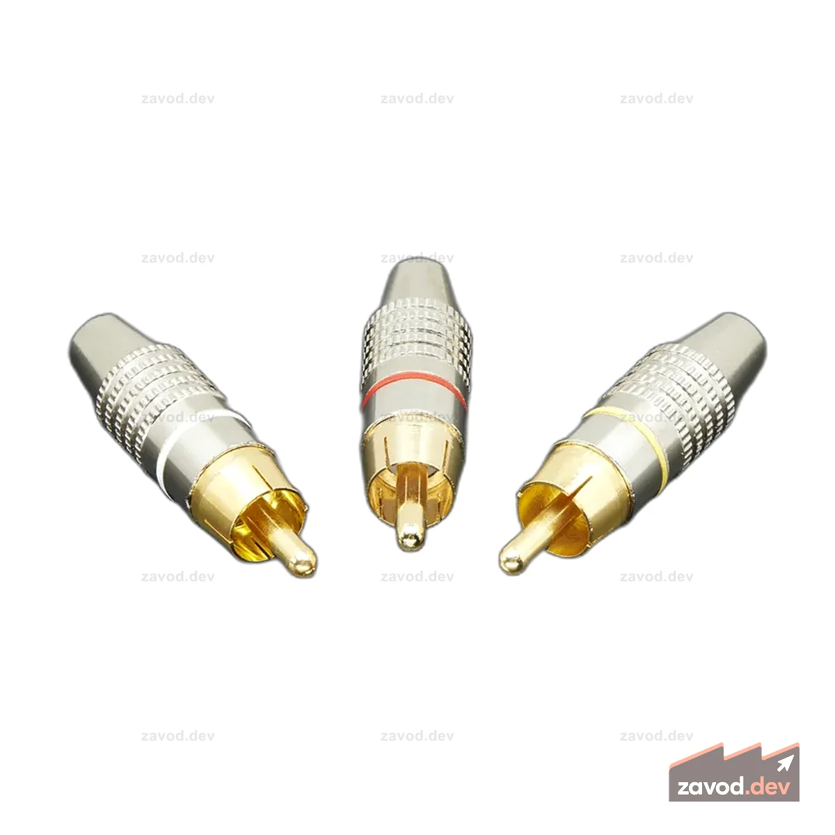 Разъем RCA своими руками — 3 шт.
