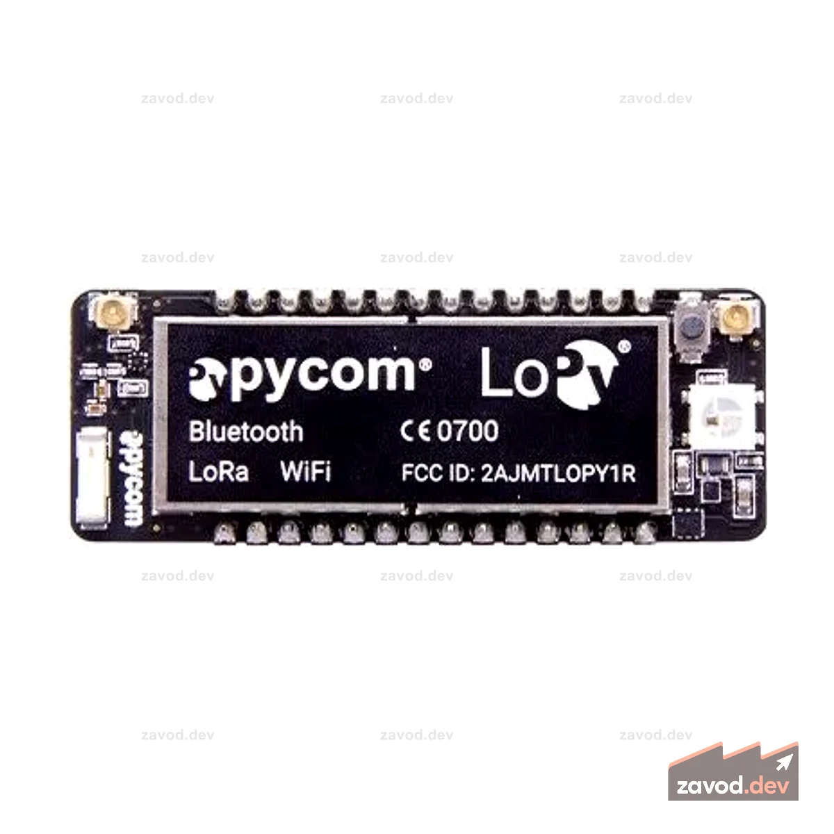 Плата разработки Pycom LoPy с поддержкой MicroPython (LoRa, WiFi, Bluetooth)