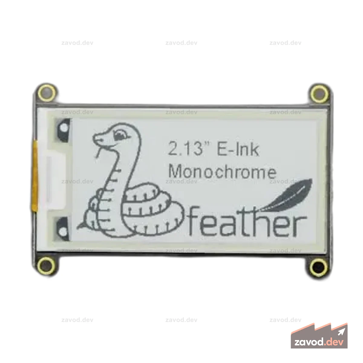 Adafruit 2,13-дюймовый монохромный дисплей eInk/ePaper FeatherWing