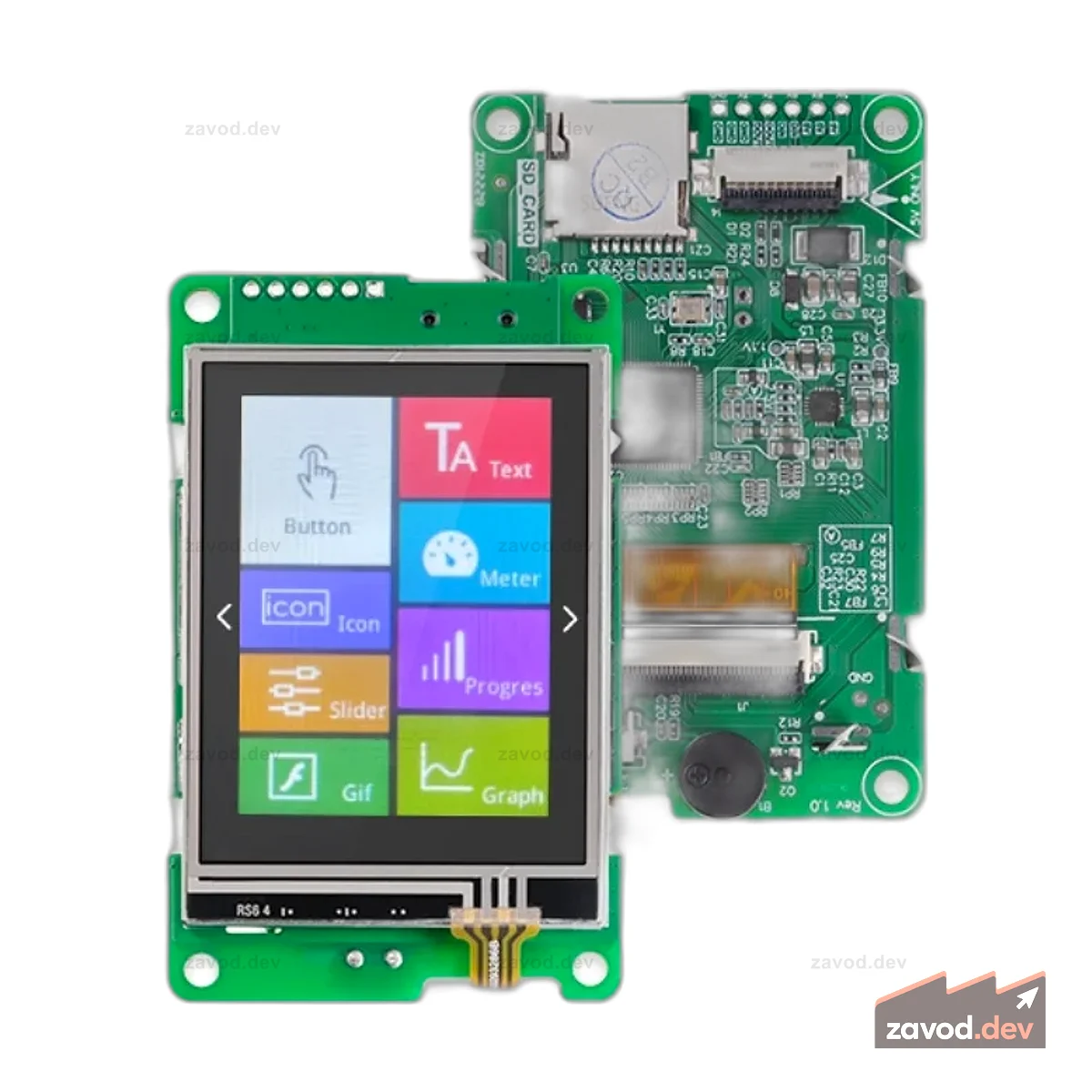 Elecrow 2,4-дюймовый сенсорный дисплей HMI 240*320 TTL последовательный экран
