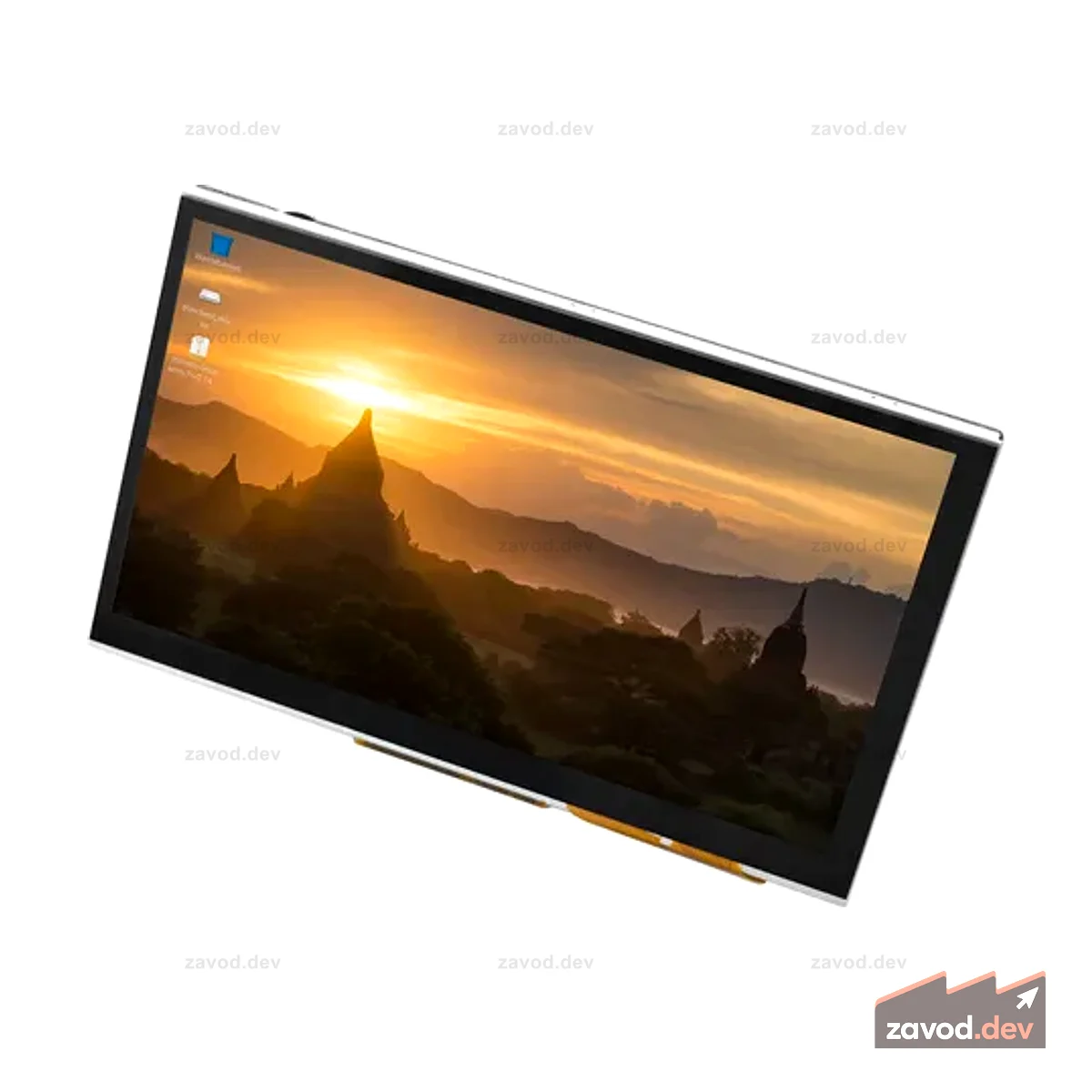 7-дюймовый емкостный сенсорный TFT-дисплей DSI с разрешением 800x480 (совместим с Raspberry Pi 5/4B/3B+/3B)