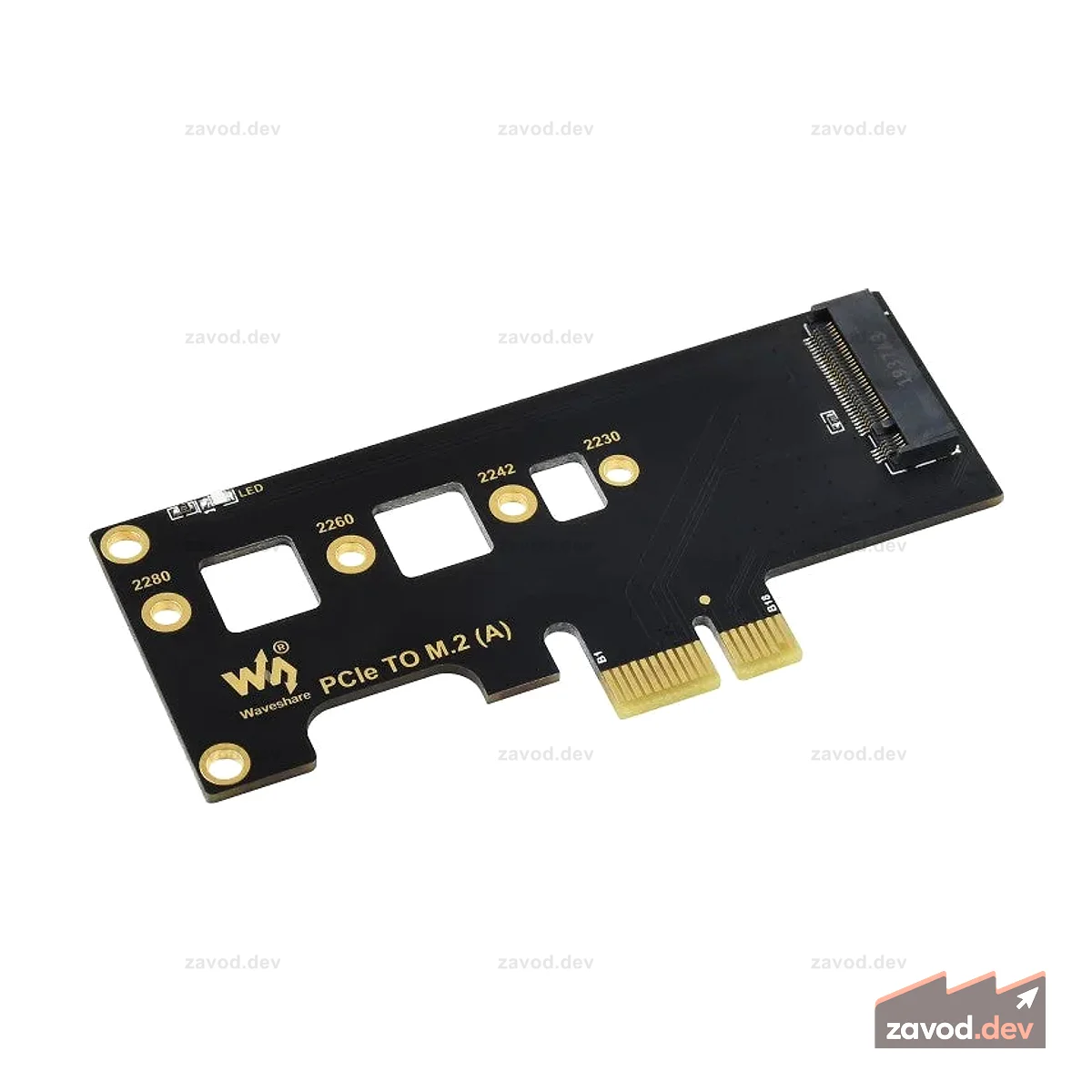 Адаптер Waveshare PCIe — M.2 (A)