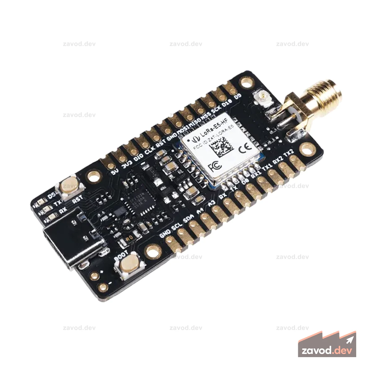 LoRa-E5 mini (STM32WLE5JC) Макетная плата