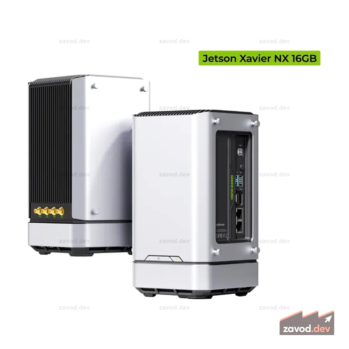 reServer J2032 — NVIDIA® Jetson Xavier™ NX 16 ГБ AI NVR для видеоаналитики, твердотельный накопитель SATA3 256 ГБ, 2,5 GbE, поддержка 4G/5G/LoRaWAN, предустановленный Jetpack