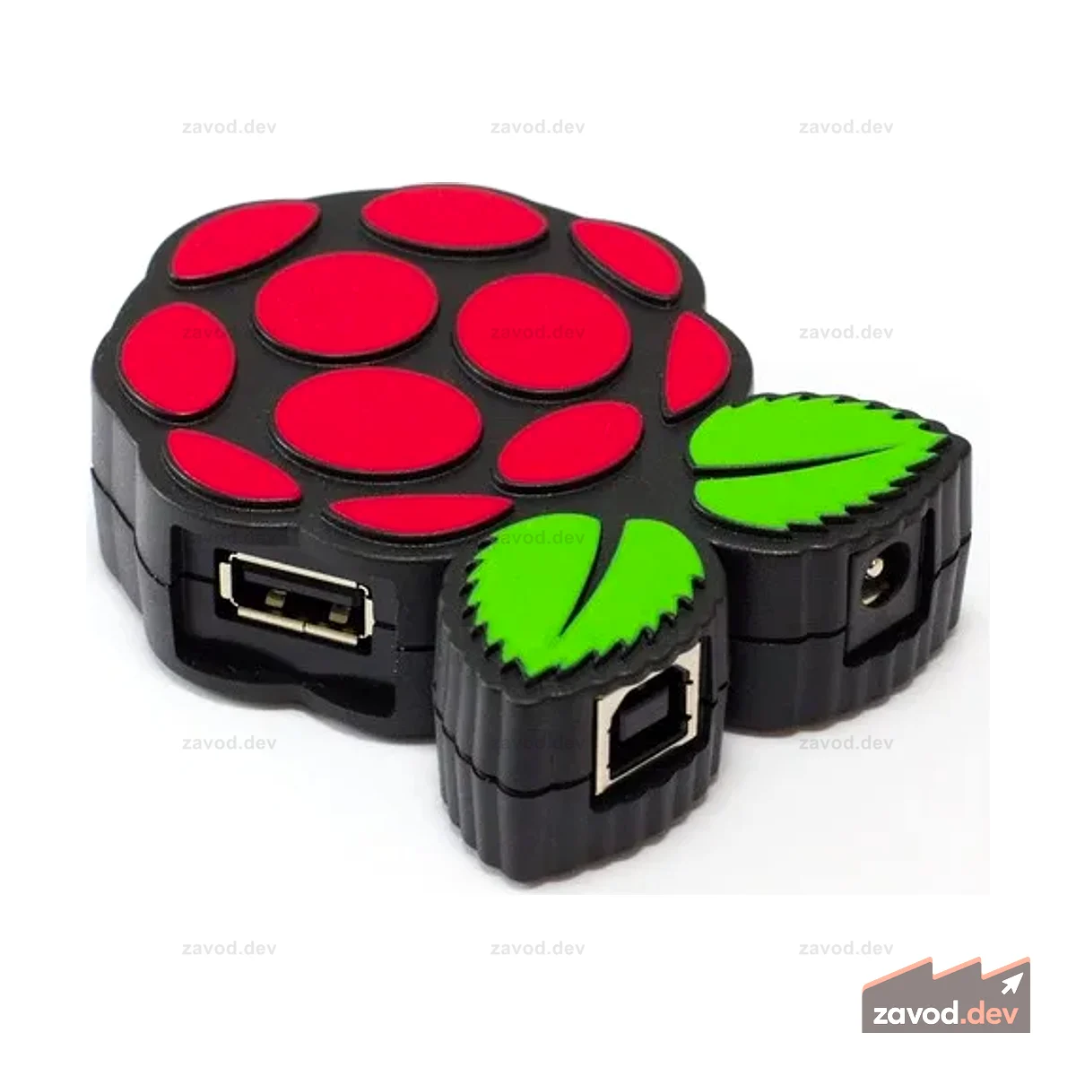 PIHUB - USB-концентратор для Raspberry Pi с адаптером питания США