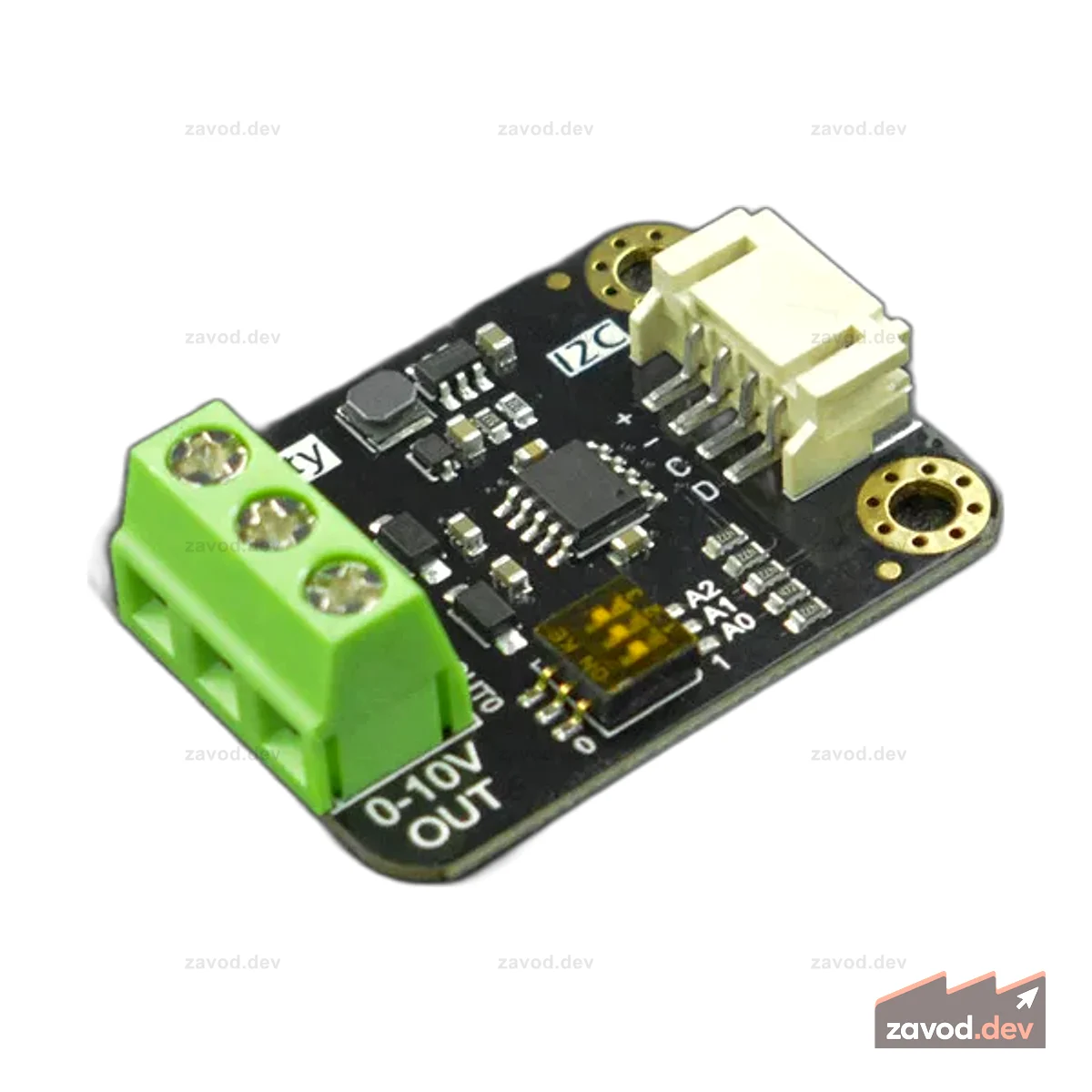 2-канальный модуль ЦАП I2C (0-10 В)