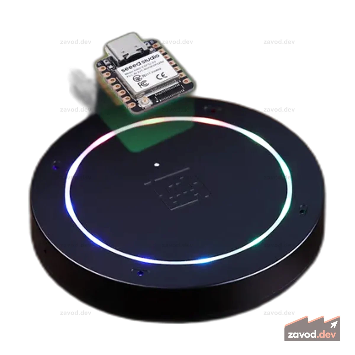 reSpeaker XMOS XVF3800 с XIAO ESP32S3 (корпусная версия)