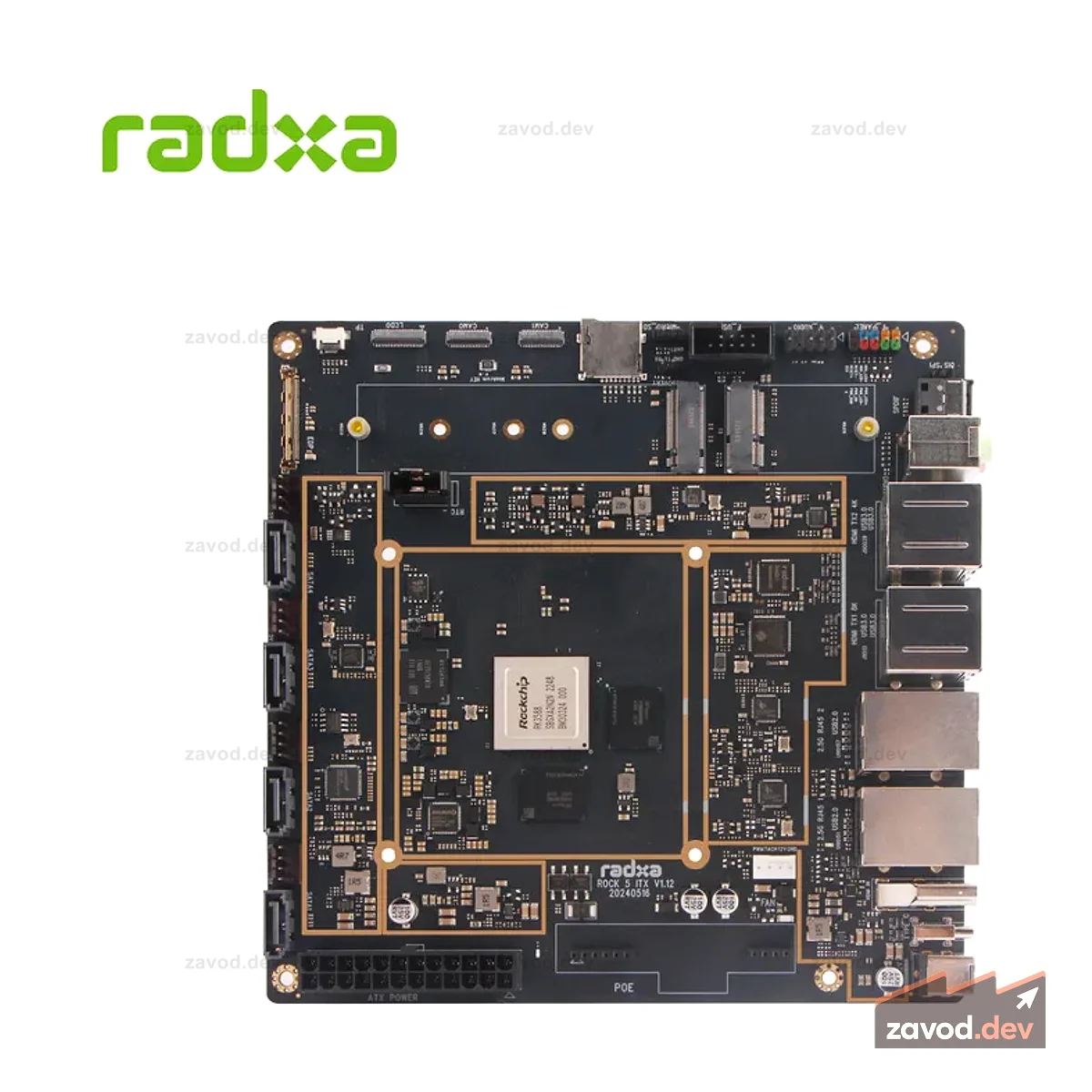 Radxa ROCK 5 ITX+ — ваш персональный компьютер 8K ARM