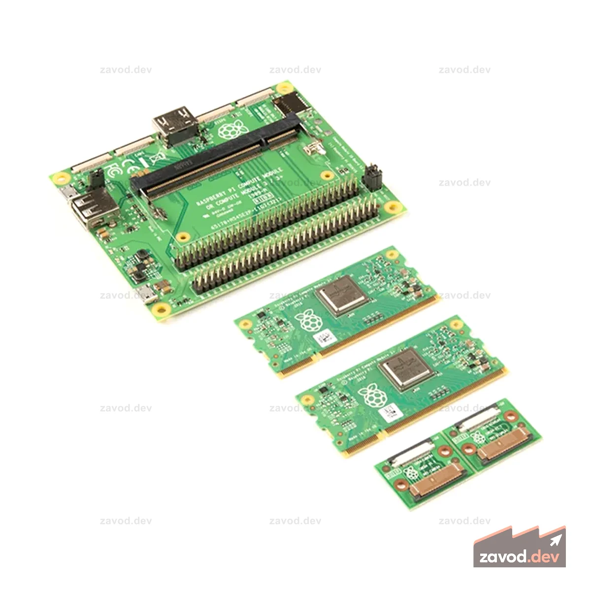 Комплект для разработки вычислительного модуля Raspberry Pi 3+