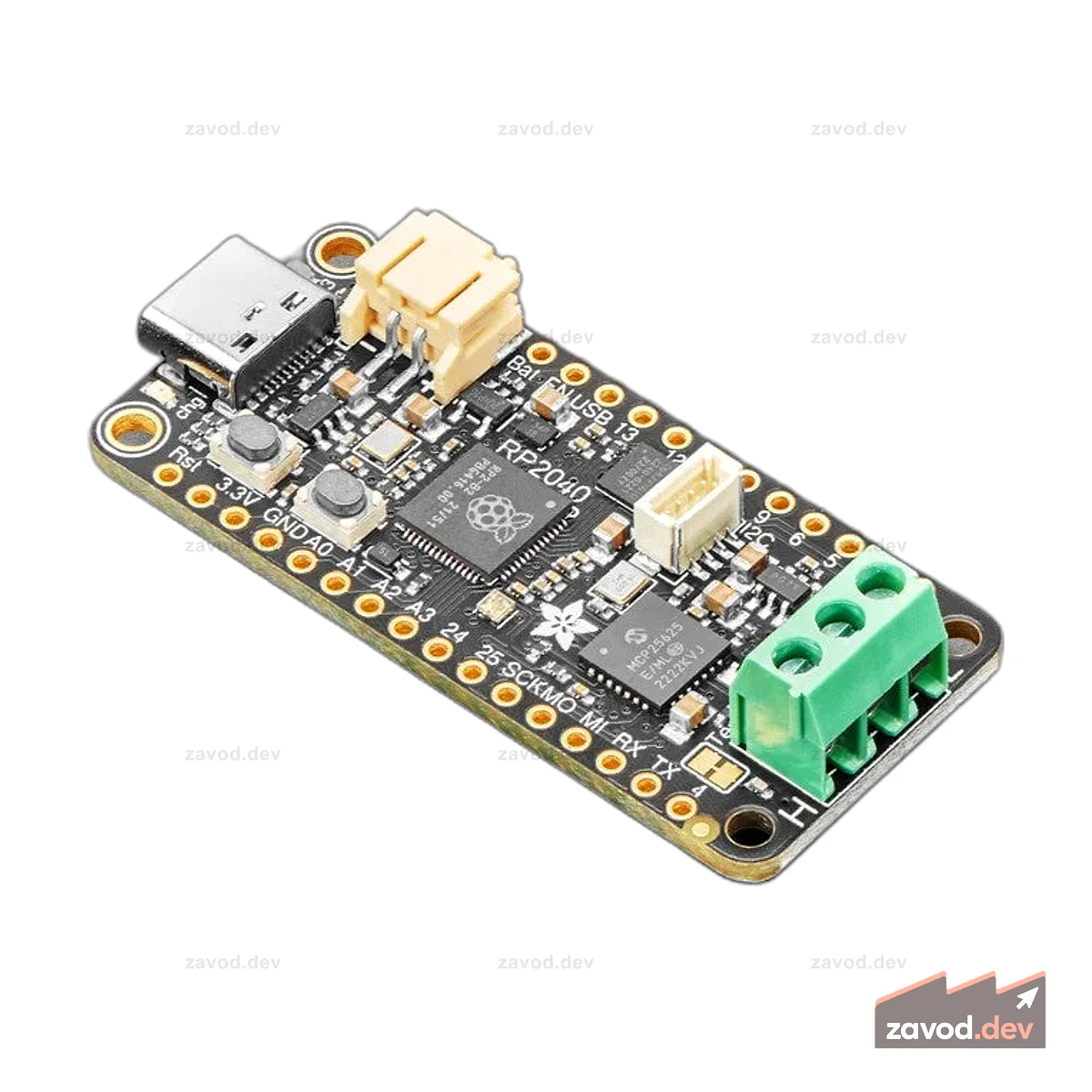 Перо CAN-шины Adafruit RP2040 с CAN-контроллером MCP2515 (STEMMA QT)