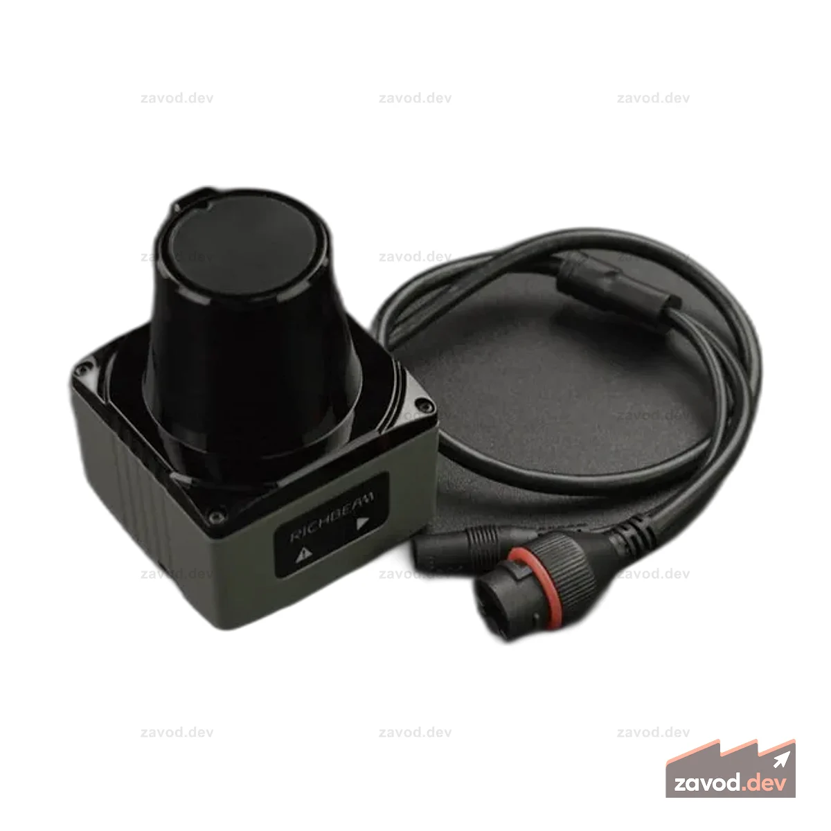 LakiBeam 1S - 270-градусный однолинейный 2D ToF LiDAR промышленного класса (15 м, 12 В, Ethernet UDP, IP65)