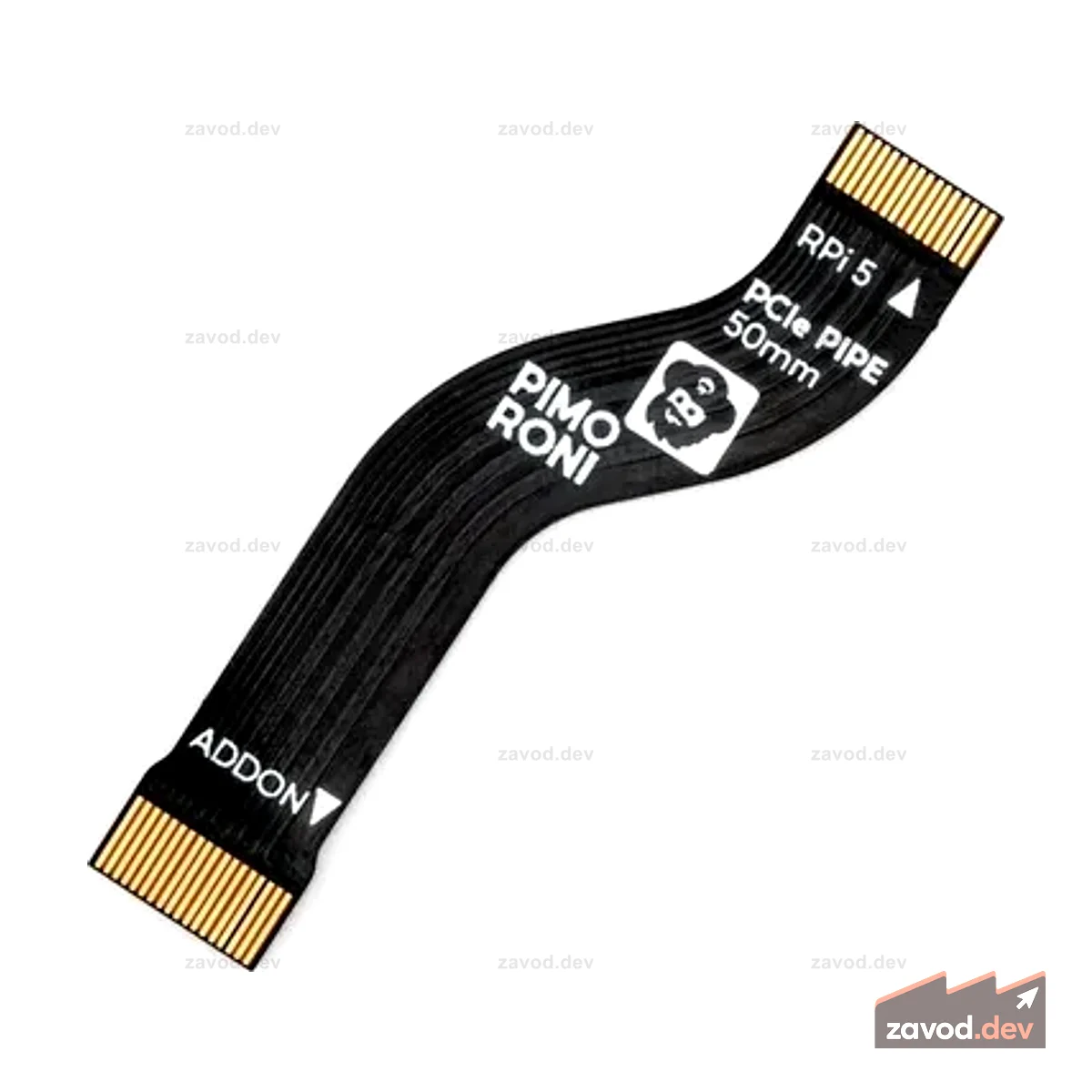 Raspberry Pi 5 PCIe FFC PCIe Pipe50 мм