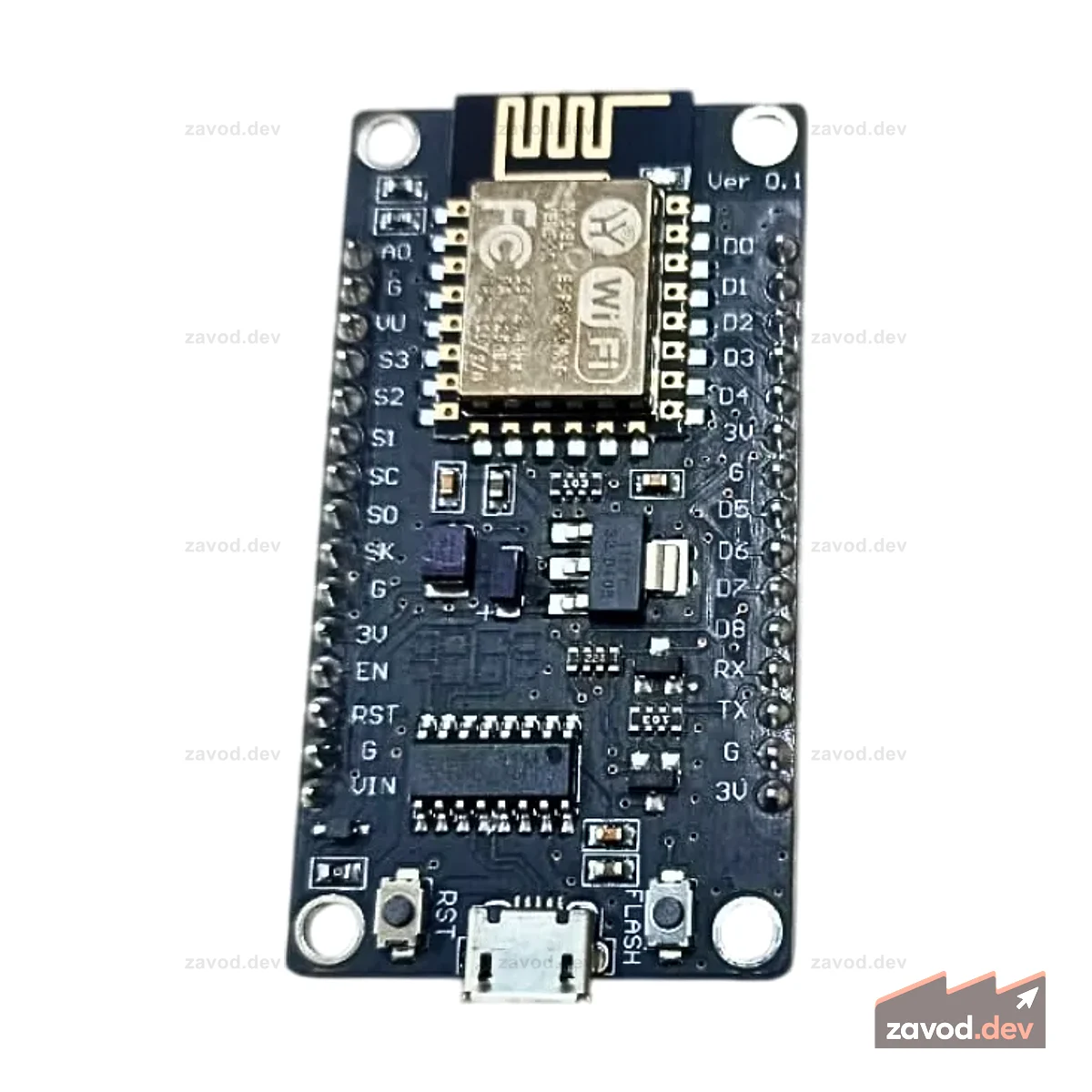 Узел MCU ESP8266 V3 (чип LOLIN CH340)