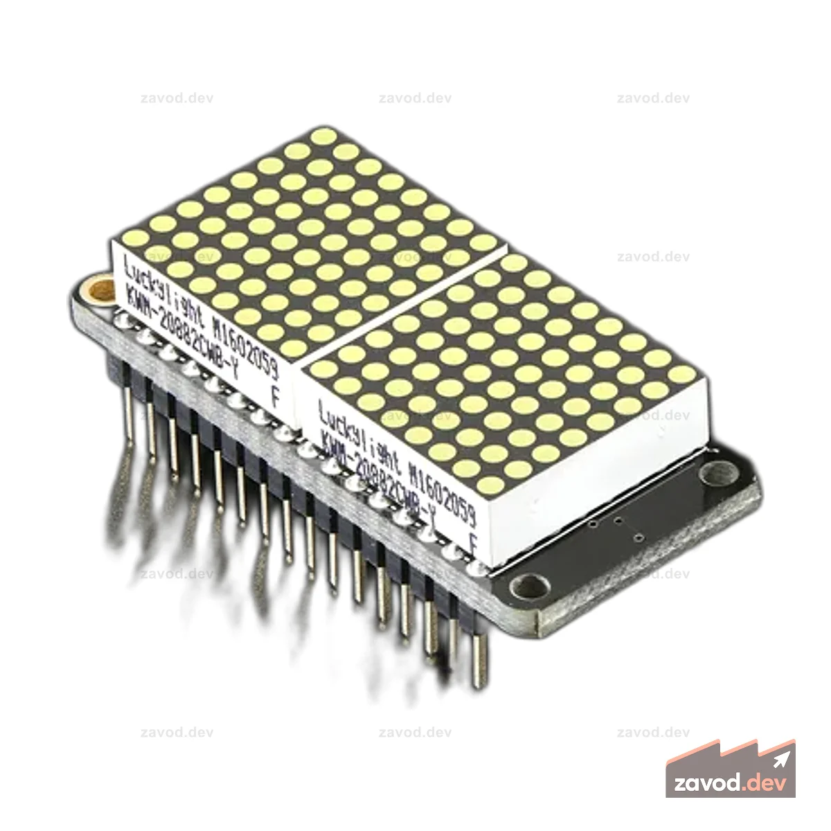 Adafruit 0,8 дюйма 8x16 светодиодный матричный дисплей FeatherWing - белый