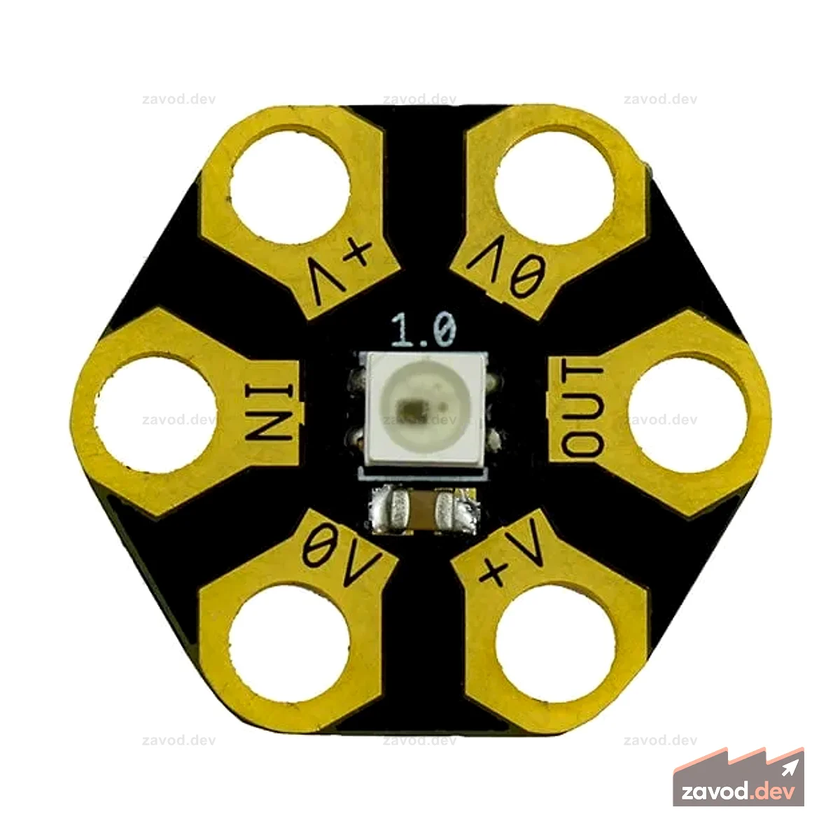 Kitronik ZIP Hex LED, 5 шт. в упаковке