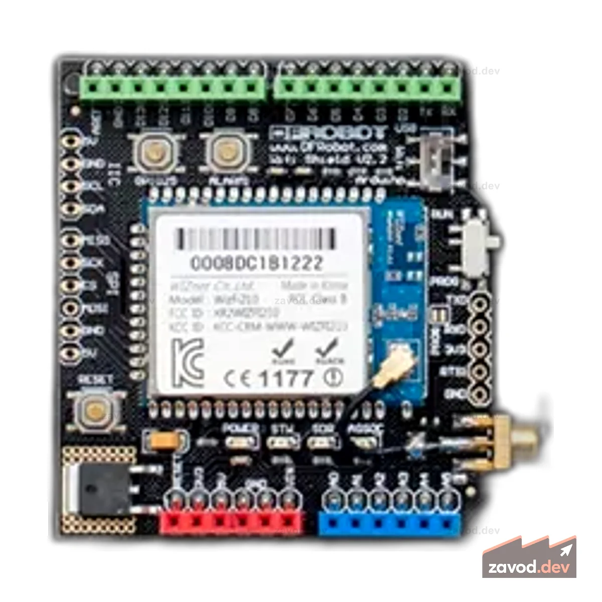 WiFi Shield V2.2 для Arduino (802.11 b/g/n)