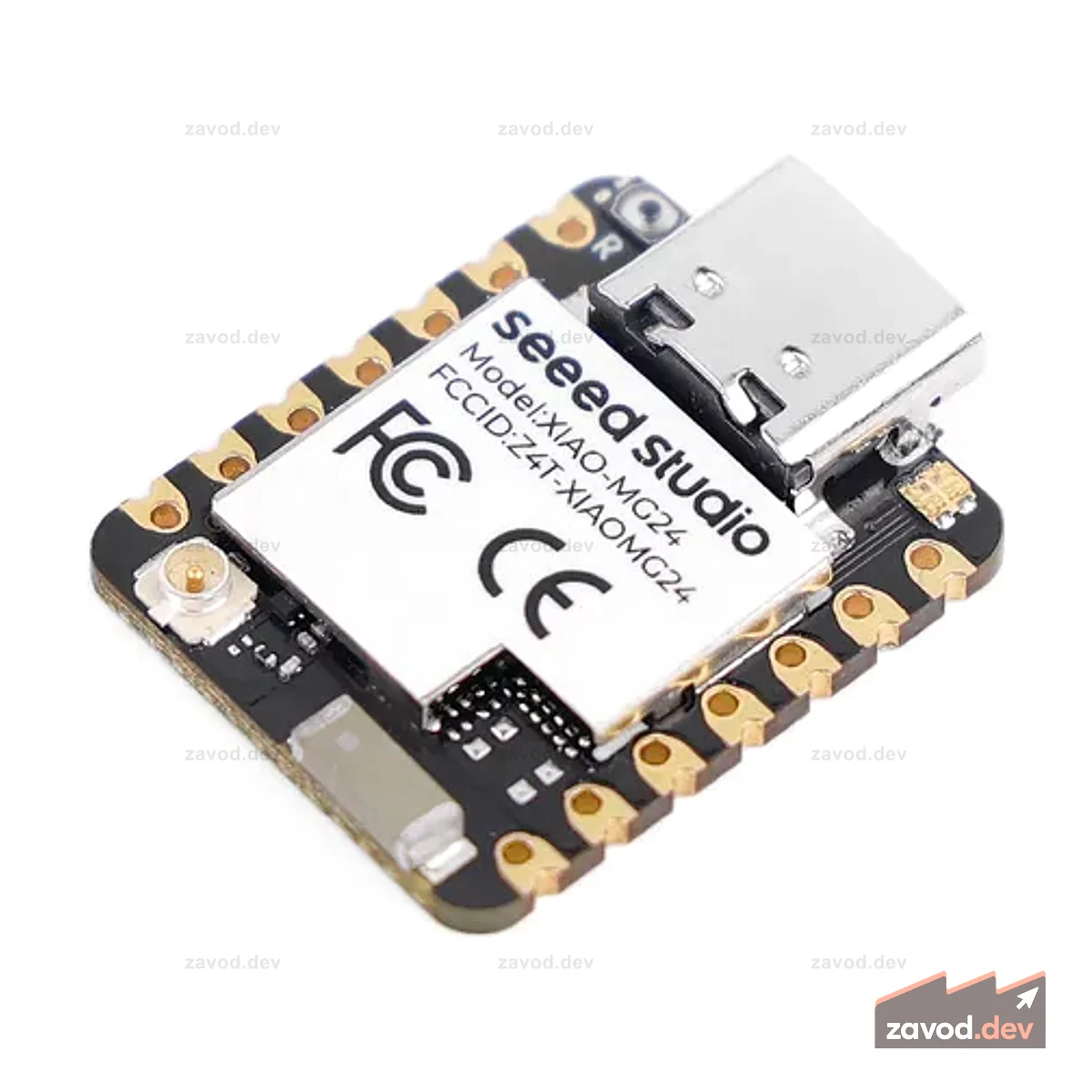 XIAO MG24 — Silicon Labs EFR32MG24, Matter® Native over Thread/BLE 5.3, совместимость с Arduino, сверхнизкое энергопотребление 1,95 мкА, встроенная антенна, 19 портов GPIO
