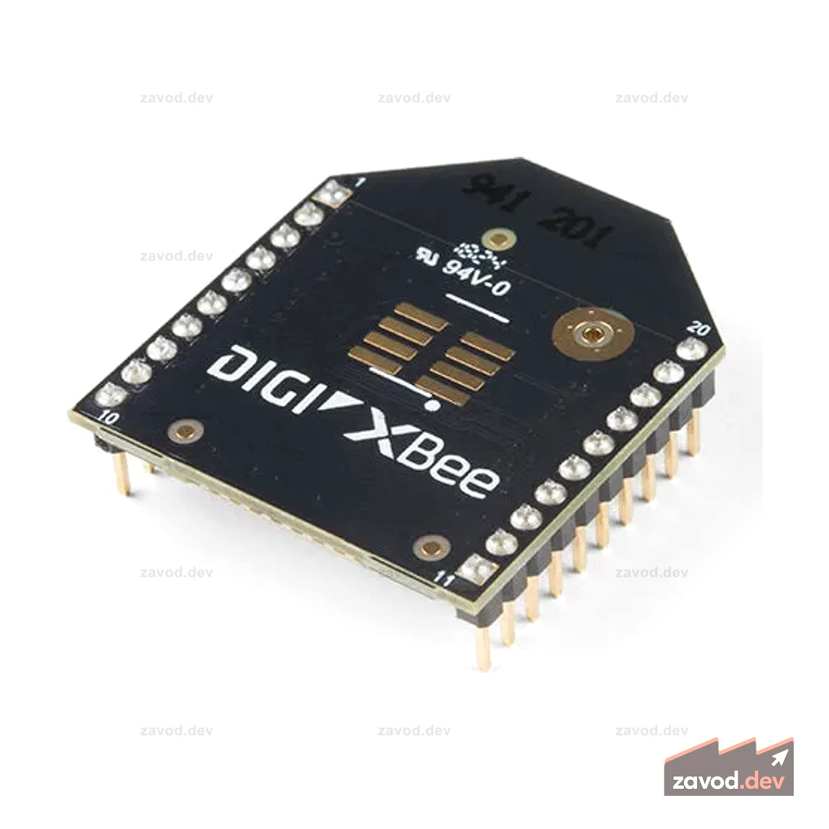 Модуль XBee 3 Pro - Антенна на печатной плате