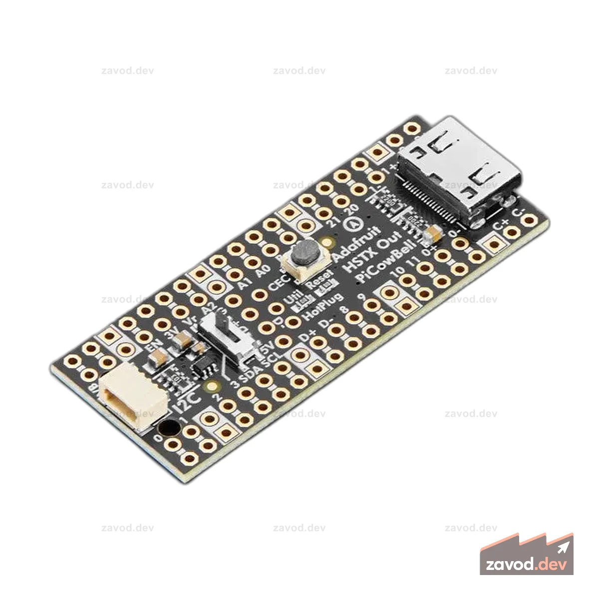 Выход Adafruit PiCowBell HSTX DVI для Pico — работает с дисплеями HDMI