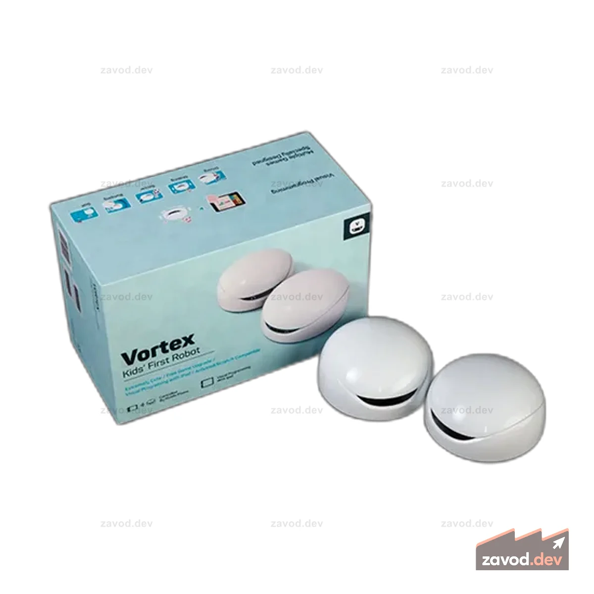 Vortex — программируемый игрушечный робот для детей на базе Arduino (2 шт.)