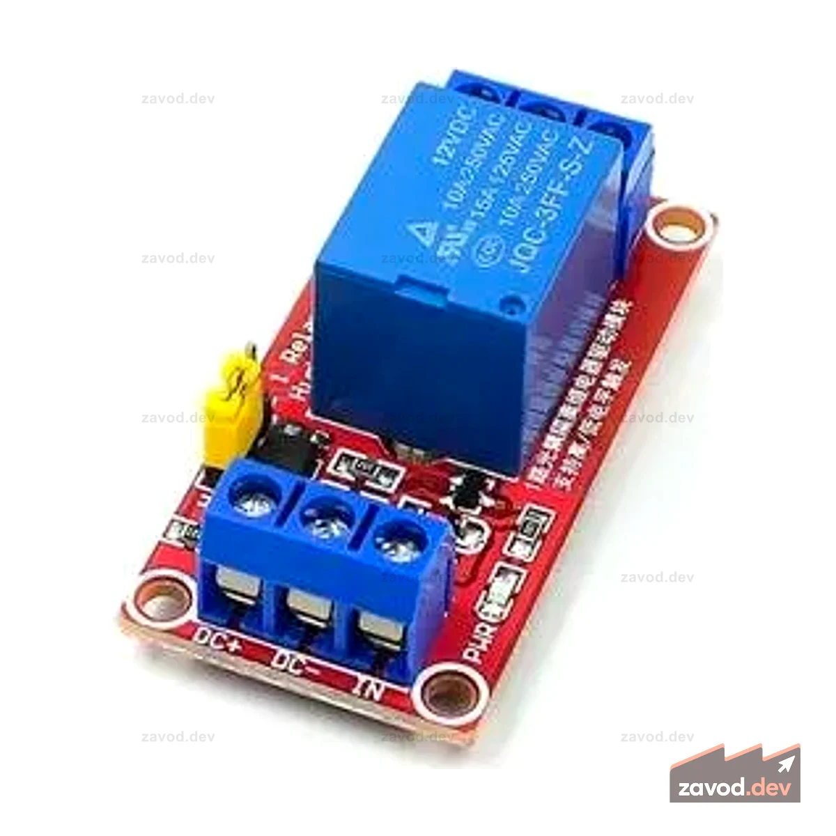 HKD RELAY BOARD 1CH 12V RED H/L