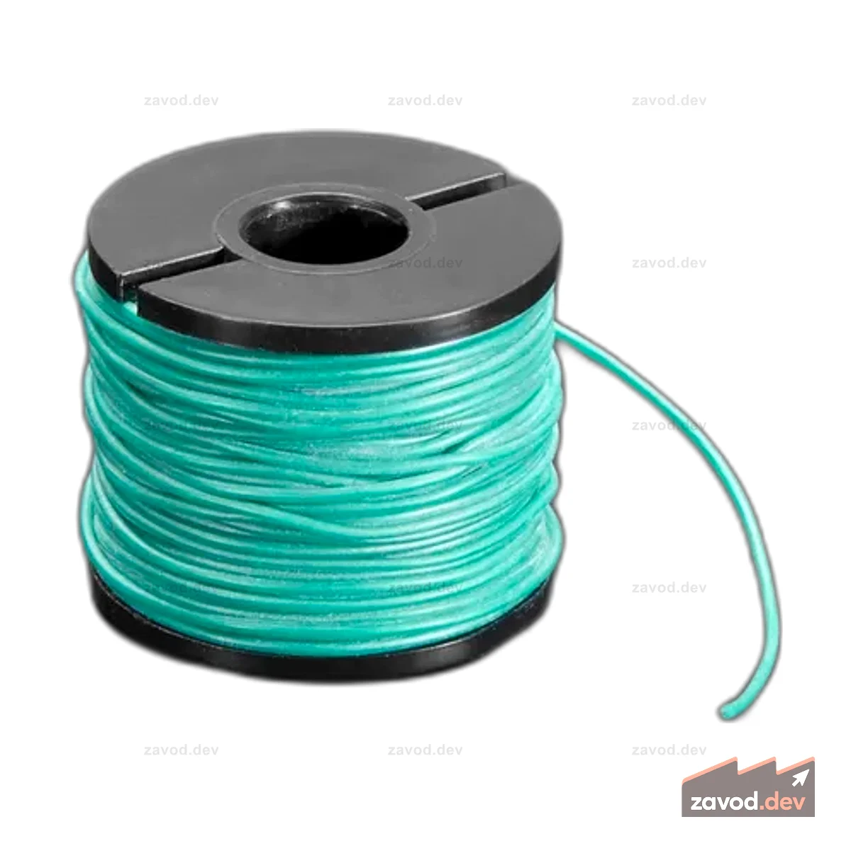Многожильный провод с силиконовым покрытием — 50 футов, 30AWG, зеленый